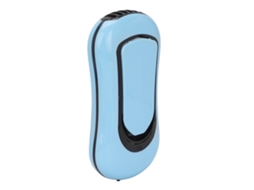 Secador de cílios portátil recarregável, mini, sem lâminas, modelo ventilador, cor safira.