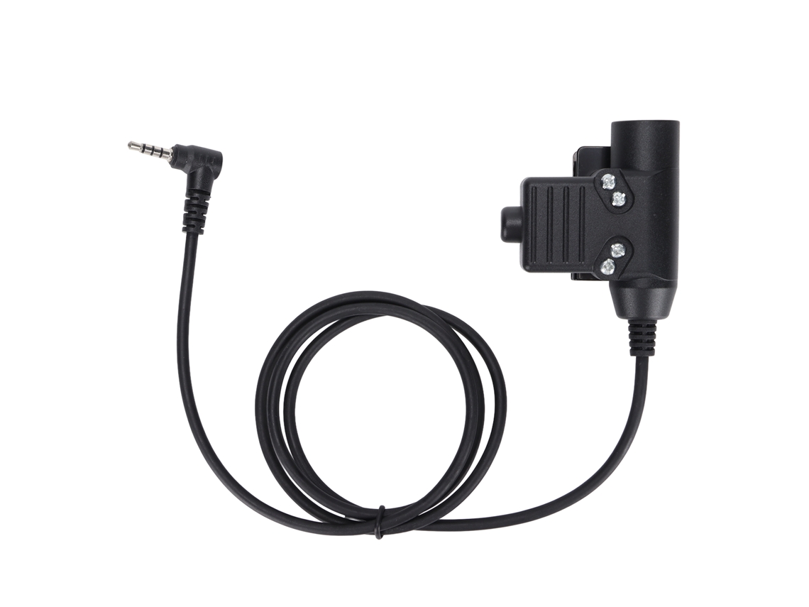 Mali adaptador de Fone de Ouvido com Ptt U94 para Radio Yaese Vx‑3r com Cabo Pu Resistente Ao Frio e Clip Forte