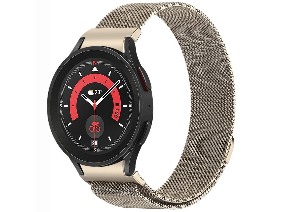 Pulseira De Relógio Milan Magnetic Metal Com Botões