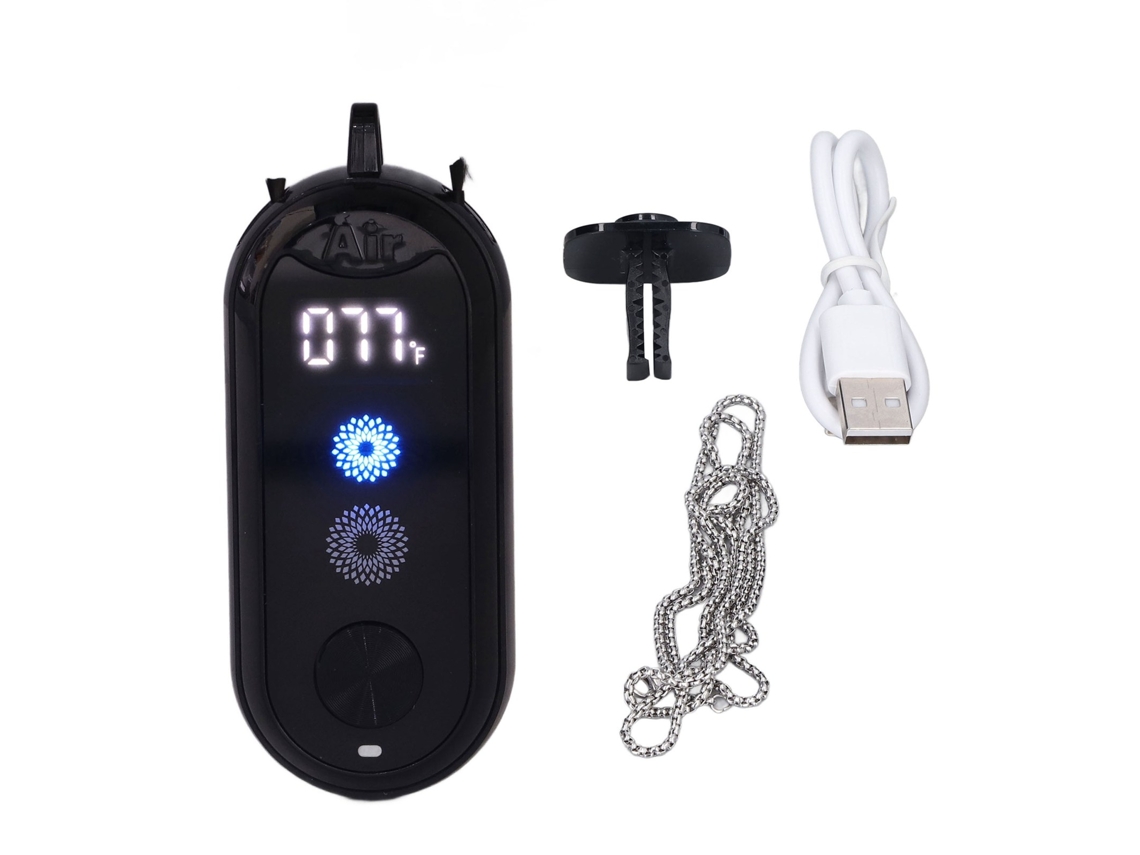 Primerox purificador de Ar Portátil com Gerador de Íons Negativos Wearable Usb Recarregável