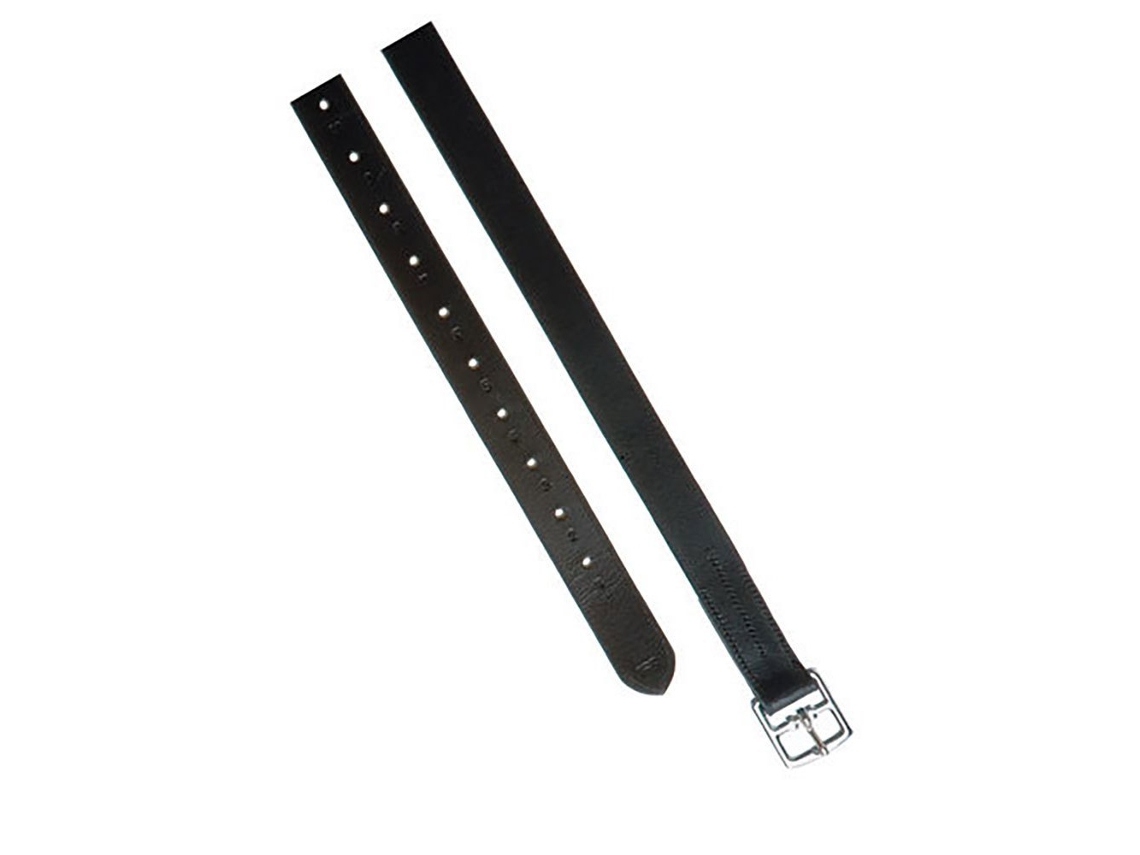 Estribos Ingleses de Couro Preto 29 X 155 Cmhispano Hipica