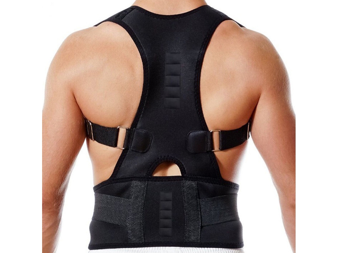 Corretor Postural Magnético, Corrige As Costas E As Escápulas Mdug (preto S)