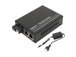 Aetheria transceptor de Fibra Single Mode Tx1310nm/rx1550nm com Porta Rj45 Plug Eu 100 240v