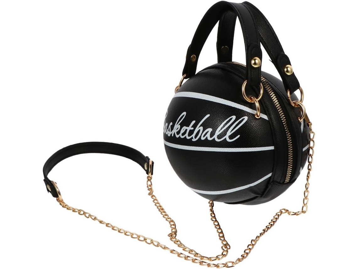 Bolsa Transversal Pequena Ciieeo Com Corrente Para Basquete, Bolsa Feminina Ideal Para Compras E Festas.