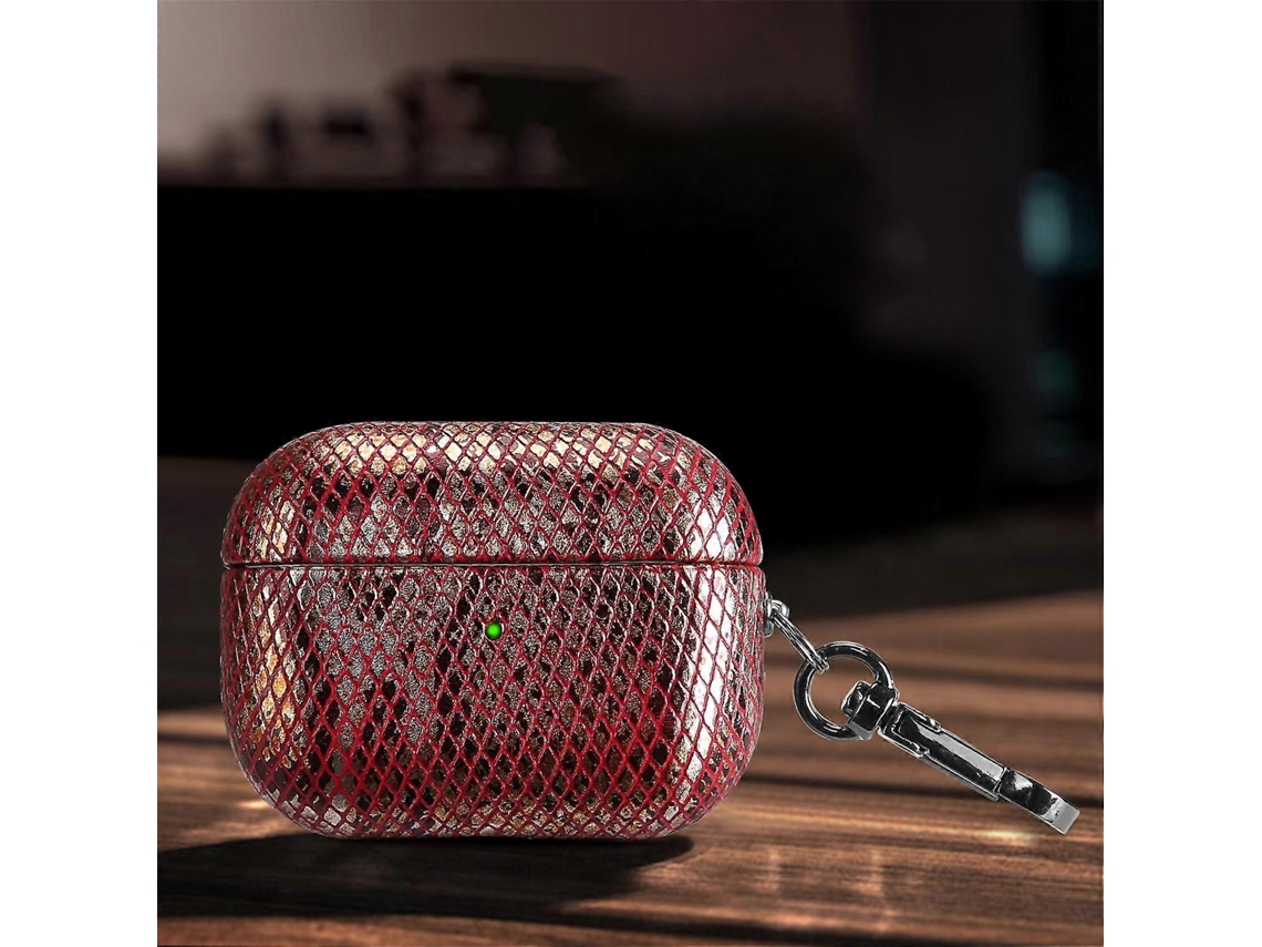 Capa para Fones de Ouvido J01 Mesh Snakeskin para Airpods 3 GIECY