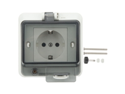 Soquete de Parede Ip66 com Cobre Pc 16a S/MARCA
