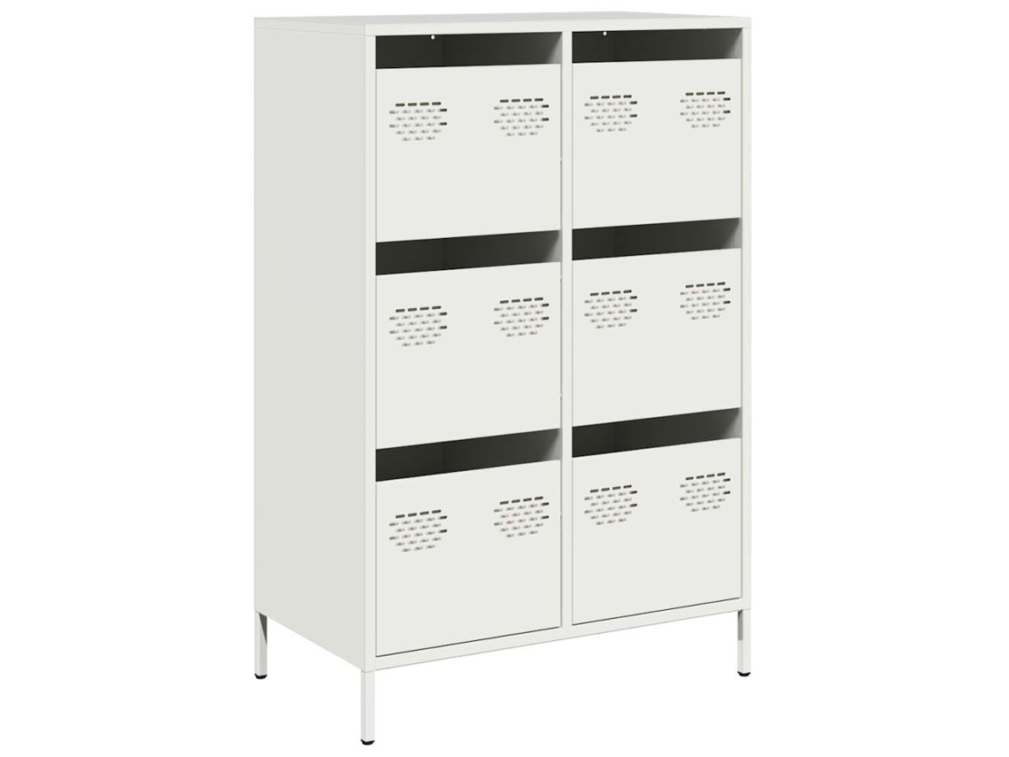 Highboard, Highboards Vidaxl Branco Metal (n/a)