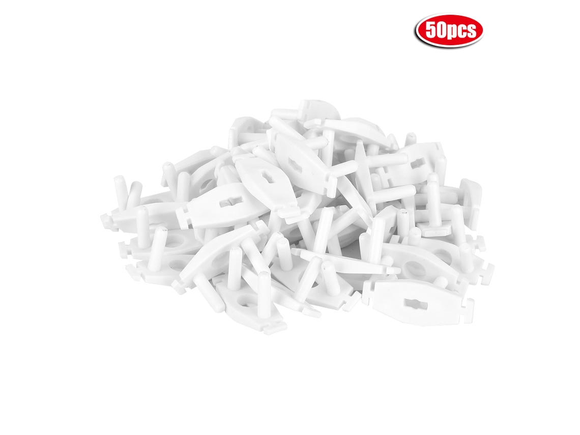 Mali 50pcs Protetor de Tomada Anti Choque Elétrico Plugue Isolado Abs para Bebês e Crianças