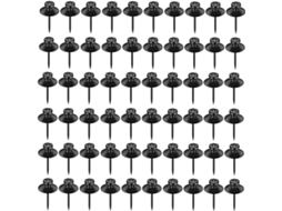 Conjunto de 60 Pregos Pretos Cabeça Dupla Para Pendurar Quadros, Pregos Para Fixação Na Parede, Pinos Para Pendurar