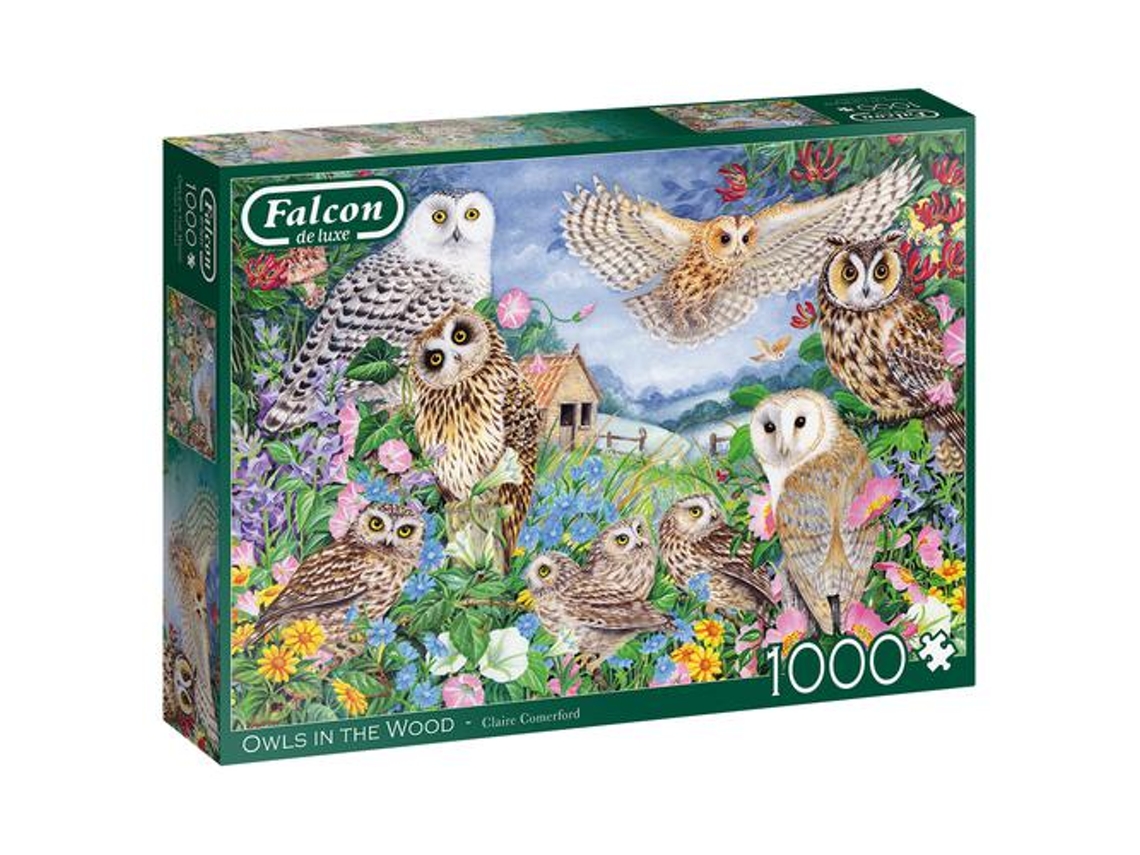 Falcon de Luxe Owls In The Wood 1000 Pcs Puzzle 1000 Unidades