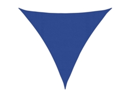 vidaXL Para-sol estilo vela 160 g/m² 4x4x4m PEAD azul