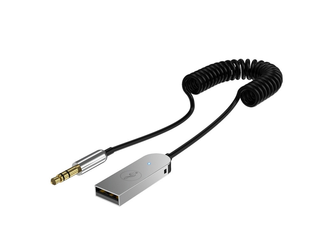 Recetor Bluetooth para carro ZRUXE 3.5mm 5.0 com microfone e cancelamento de ruído | ZRUXE