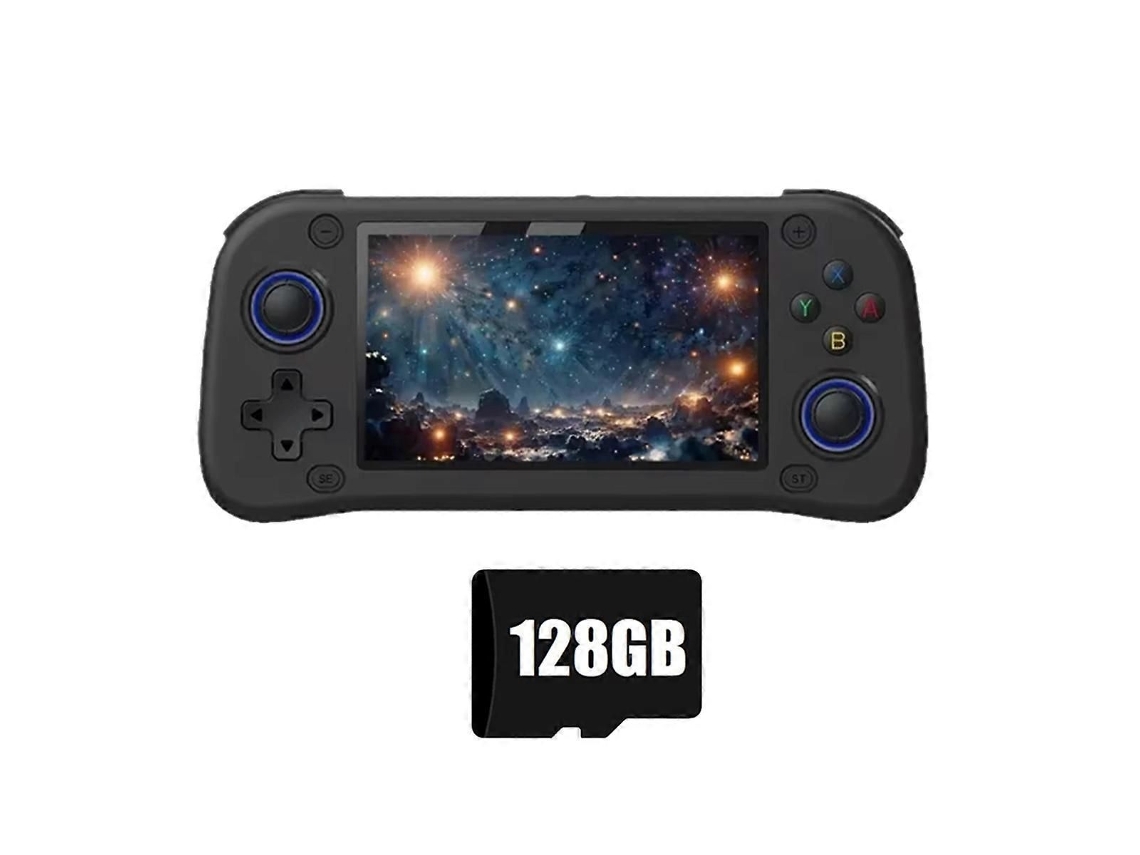 Console de Jogos Portátil com sistema duplo, tela IPS de 3,5 polegadas, mais de 18.000 jogos