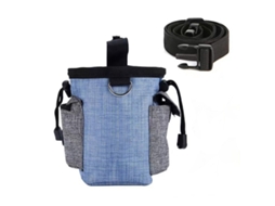 Bolsa Petiscos Treinamento Pet Azul