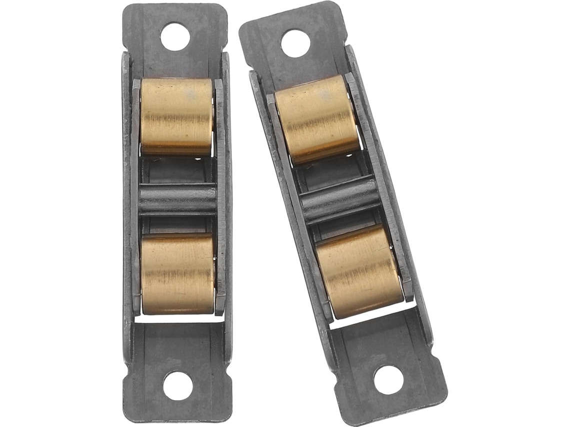 Conjunto De 2 Rodízios Para Porta Rodas Metálicas Com Rolamento Duplo