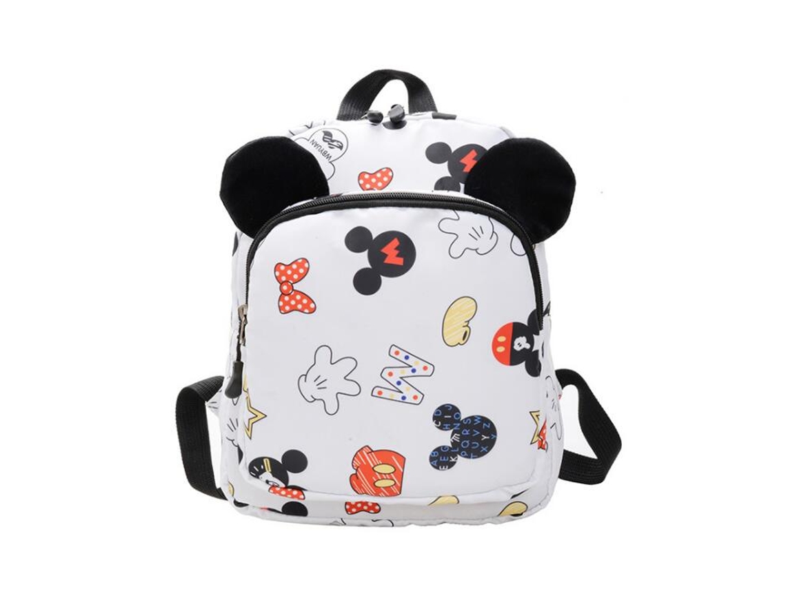 Mochila De Desenho Animado Da Disney Para Bebês Meninos E Meninas, Minnie Mouse, Mickey Mouse, Linda Bolsa Escolar Infantil, Mochi Slowmoose