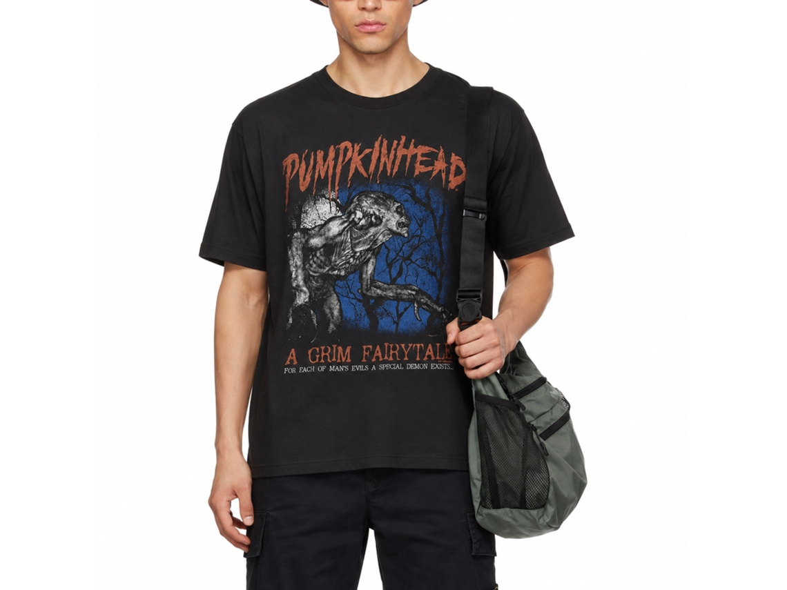 Rockinstone Pumpkinhead Movie Special Demon Black Adult T-shirt Size:xxl