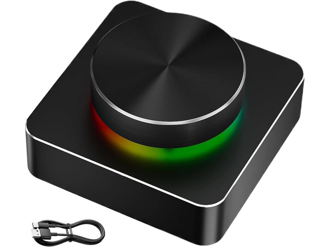 Controlador de Volume Externo com Cabo de Áudio e Botão Programável SFUSHOS