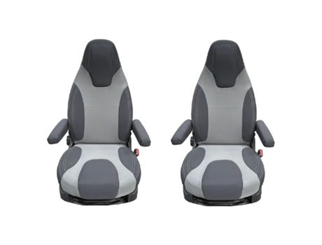 Par de capas de assento K´Foam Store para Fiat Ducato Captain Rudi