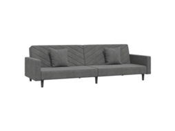 Sofa Bed, Sofa Beds Vidaxl Cinzeto Veludo (n/a)