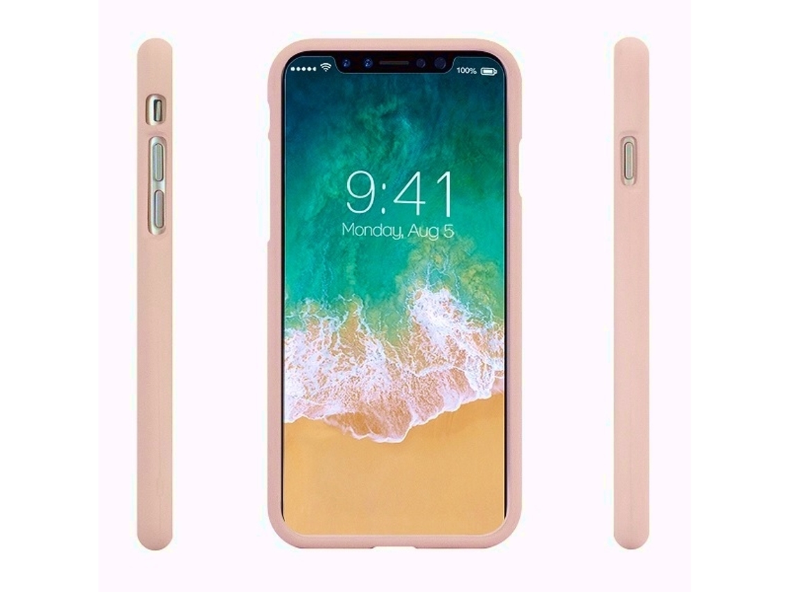 Capa Gentil para iPhone 14 MERCURY Pele Sintética Rosa