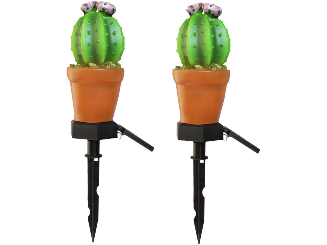 Conjunto De 2 Luminárias Solares Led Para Exterior, Ideais Para Pátios, Jardins, Paisagens E Eventos Gokoco