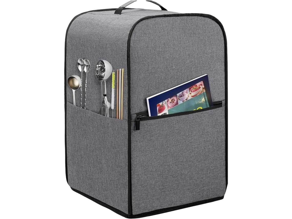 Capa Higiênica À Prova De Poeira Com Bolso Para Acessórios Máquina Sorvete, Protetor Impermeável Para Eletrodomésticos