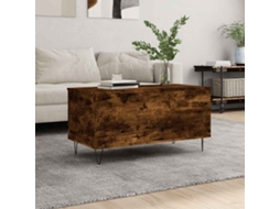 Vidaxl Mesa De Centro 90x44,5x45 Cm Derivados Madeira Carvalho Fumado