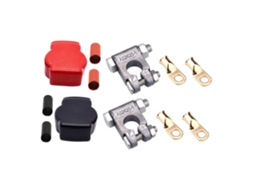 Kit com 1 par de conectores de terminais de bateria automotiva reforçados