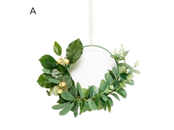 Guirlanda De Eucalipto Artificial Laxiscreed, 30cm Decorativa Para Parede Em Estilo Nórdico E Elegante