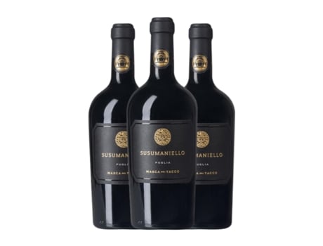 Vinho MASCA DEL TACCO Rosso Susumaniello Puglia (0.75 L - 3 Unidades)