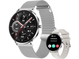 Smartwatch T8pro Amoled De 1,32 Polegadas Com Chamadas Bluetooth (2 Pulseiras)