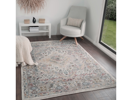 Tapete LIVABLISS Vintage Oriental Multicolorido/Cinza 140x200