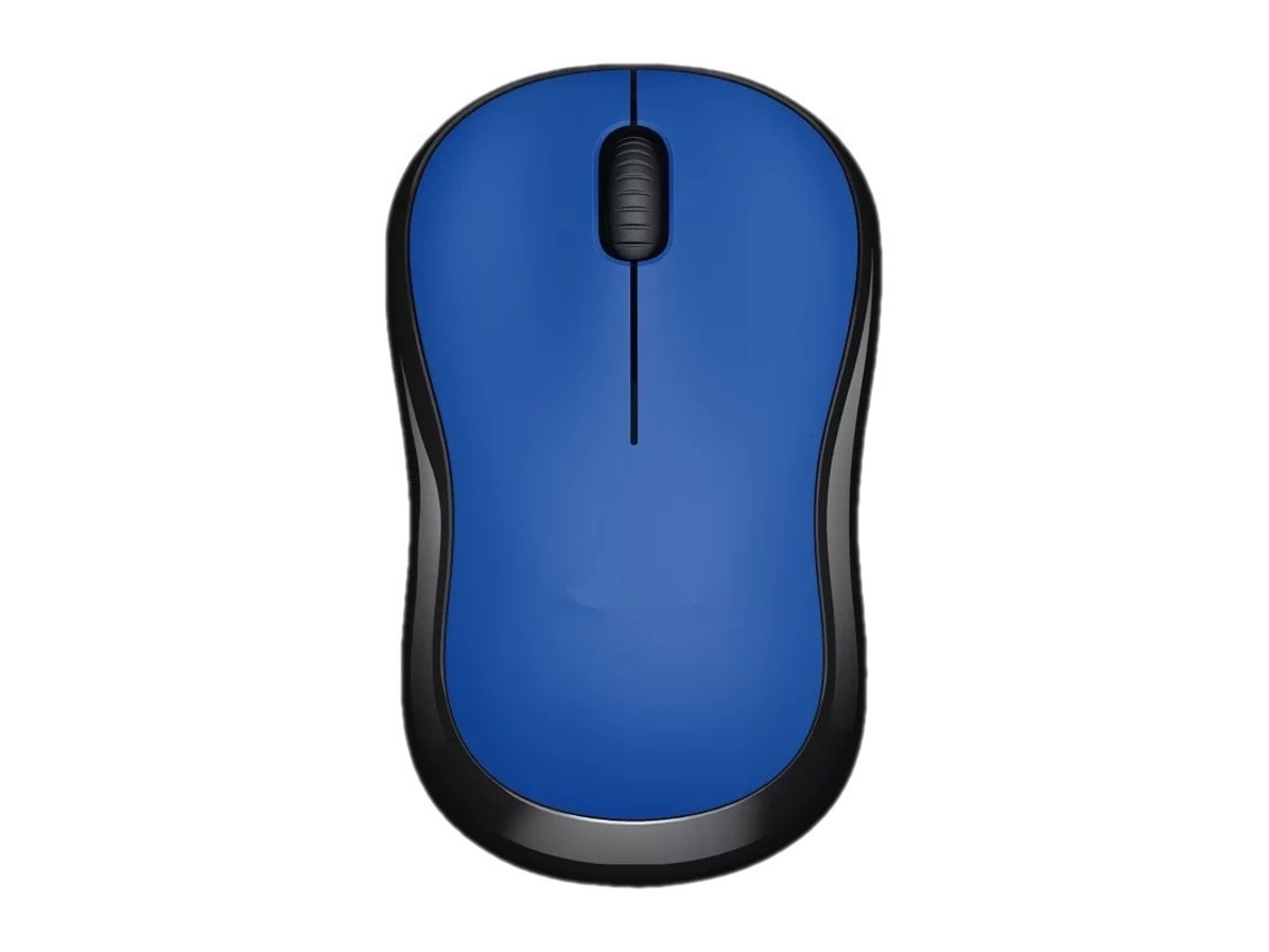 Rato Yizhood M220 Jogos Ópticos Silenciosos Sem Fio De 2,4 Ghz Para Pc Para Mac Os / Windows 10 / 8 / 7 Azul