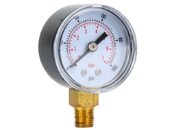 Manômetro De Pressão Com Conexão Inferior 1/8 Bspt