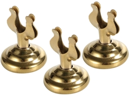 Conjunto De 3 Peças Em Metal Dourado Em Formato De U Para Números De Mesa, Cardápios E Cartões, Com Clipes Em Miniatura Gokoco