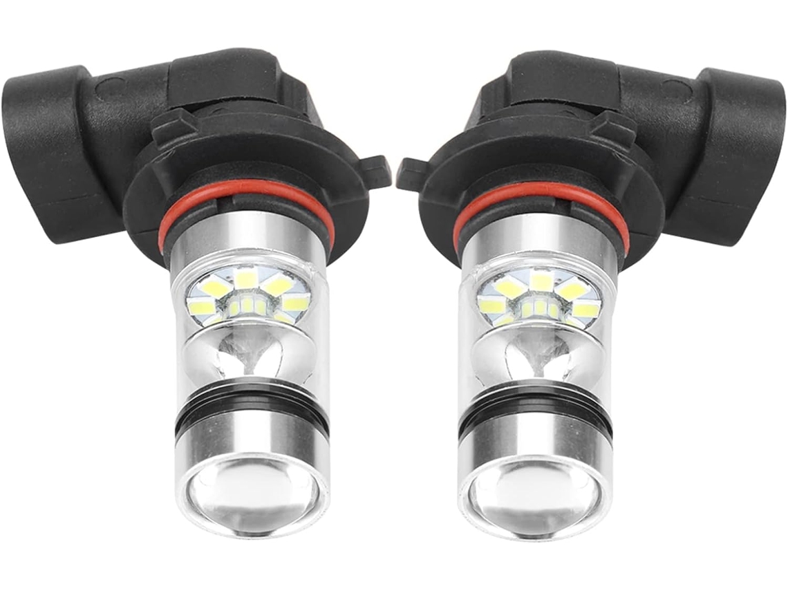 Lâmpadas Led Yctze 9006 Hb4 De 100w E 12 000 Lúmens, Com Chips 2323, Temperatura De Cor Branca 6 000k, Instalação Plug
