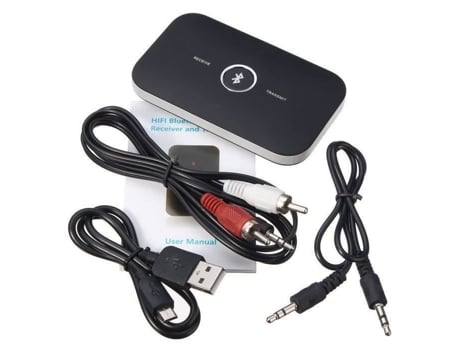 Hifi Sem Fio Bluetooth 2 em 1 Receptor Transmissor de Áudio 3 5 Mm Adaptador de Música Rca ZHIKE