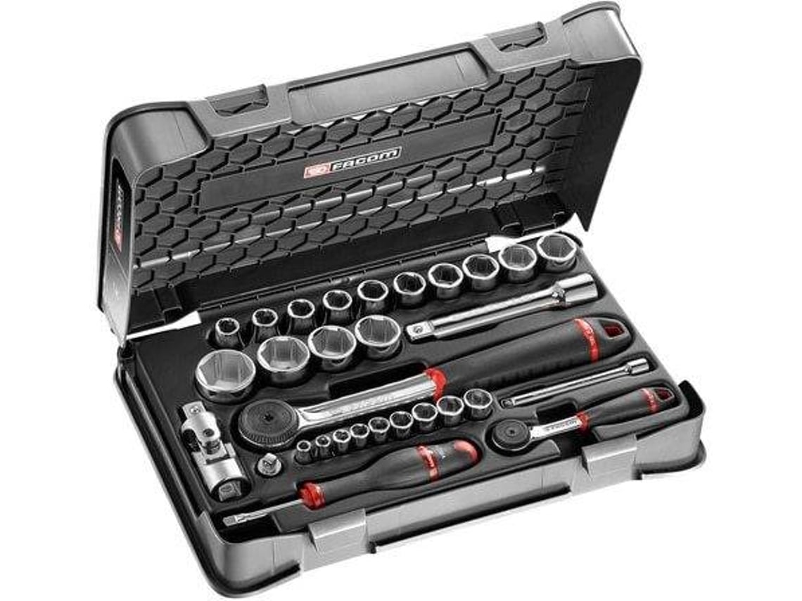 Jogo de Chaves FACOM 1/4" E 1/2" Rs.161-1Pb