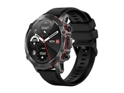 Smartwatch Bestvite com chamadas Bluetooth, tela de 1,43 polegadas, monitoramento de frequência cardíaca e pressão arterial e vários modos esportivos.