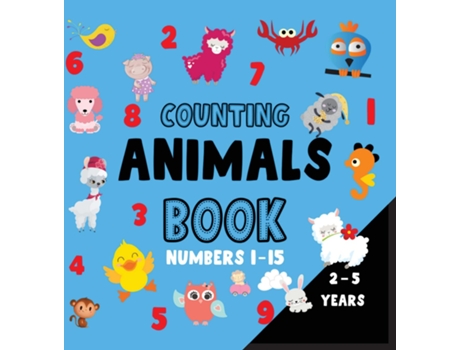 Livro Counting Animals Book Numbers 1-15 De Dagna Banas (inglês)