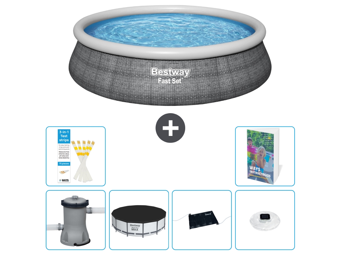 Bestway Piscina Bestway Fast Set Redonda - 457x84 Cm - 7-peças S328