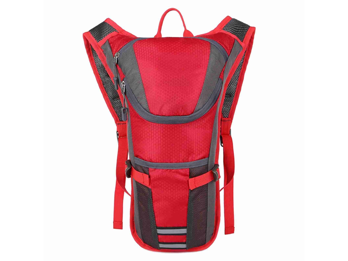 Mochila de hidratação Mali, nylon, com compartimento para água | S/MARCA