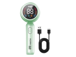 Lurelia Removedor De Fiapos Elétrico Recarregável Usb Com Visor Led, Cabeça Dupla Para Roupas, Suéteres E Sofás, Verde
