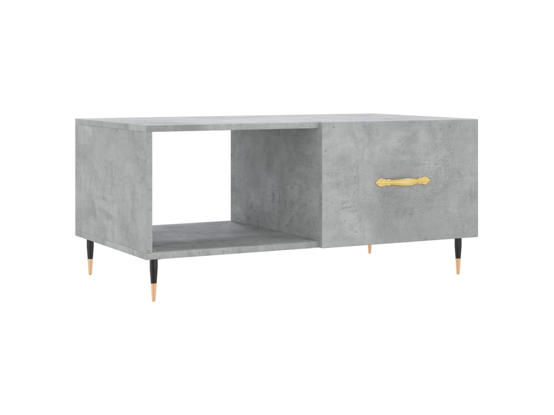 Mesa de Centro Madeira Processada Cinza Cimento MAISON EXCLUSIVE (90x50x40 cm)