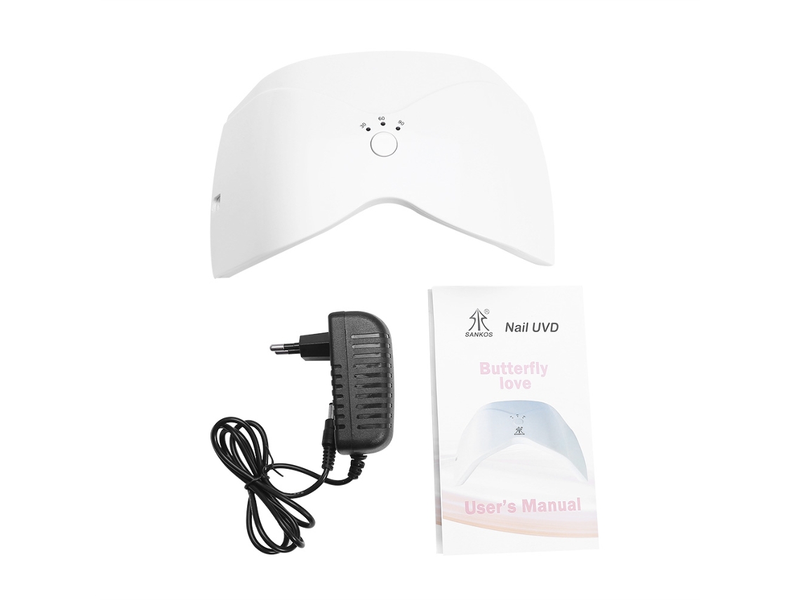 Lâmpada De Secagem Para Unhas Com Led Uv 32w, Secador De Gel Para Artesanato Em Unhas, Portátil E Seguro