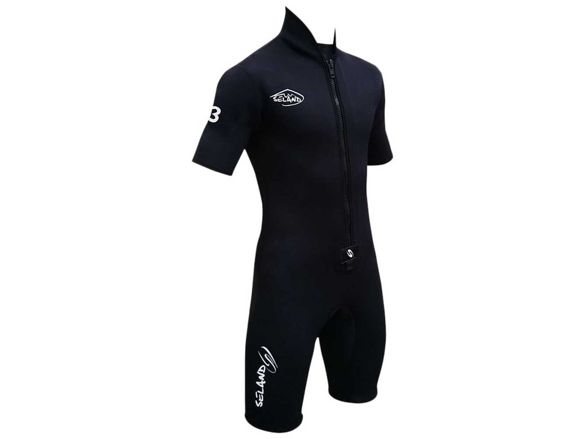 Fato Neoprene Veral Corto Preto Mseland