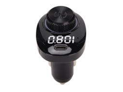 Carregador USB para carro de carga rápida de 20 W, transmissor FM, Bluetooth 5.0, reprodutor MP3, mãos livres, 12/24 V