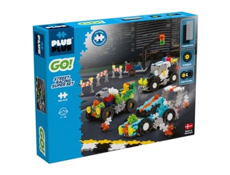 PLUS PLUS Go Street Racing Super Set 900 Pcs.