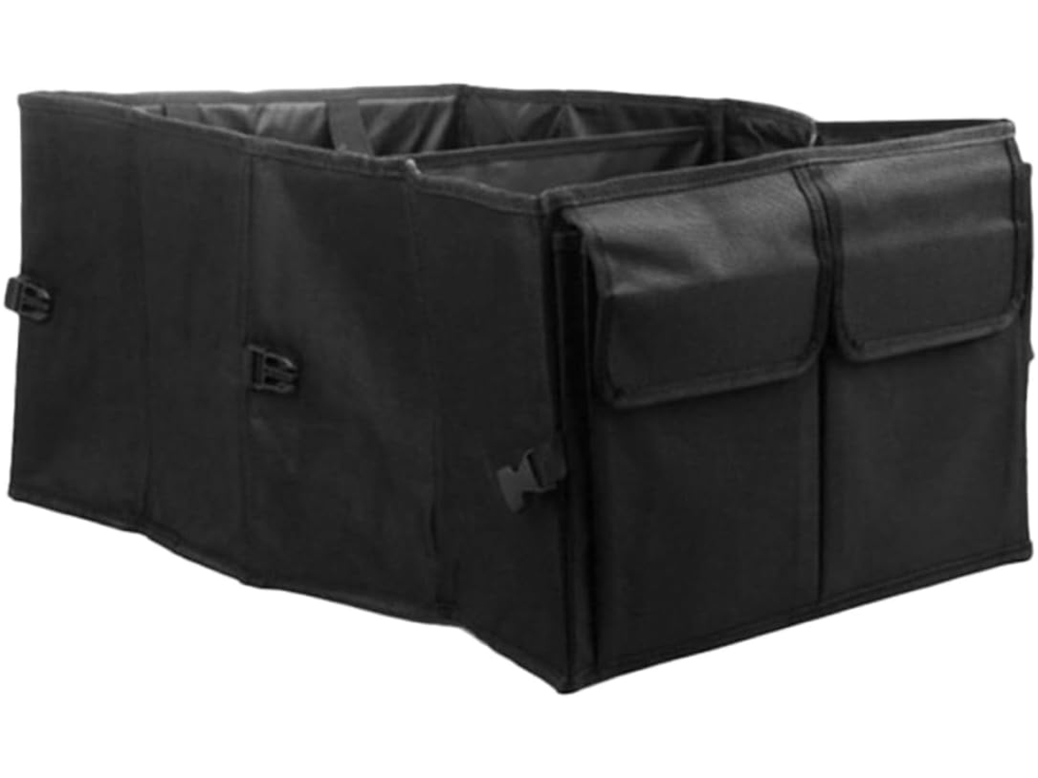 Organizador porta bolsa carrinho, caixa de ferramentas portátil com alça para armazenamento.